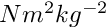 $Nm^2kg^{-2}$